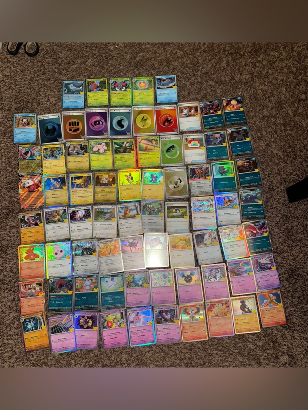 Pokemon 30th Celebration Bulk Card Lot of 75